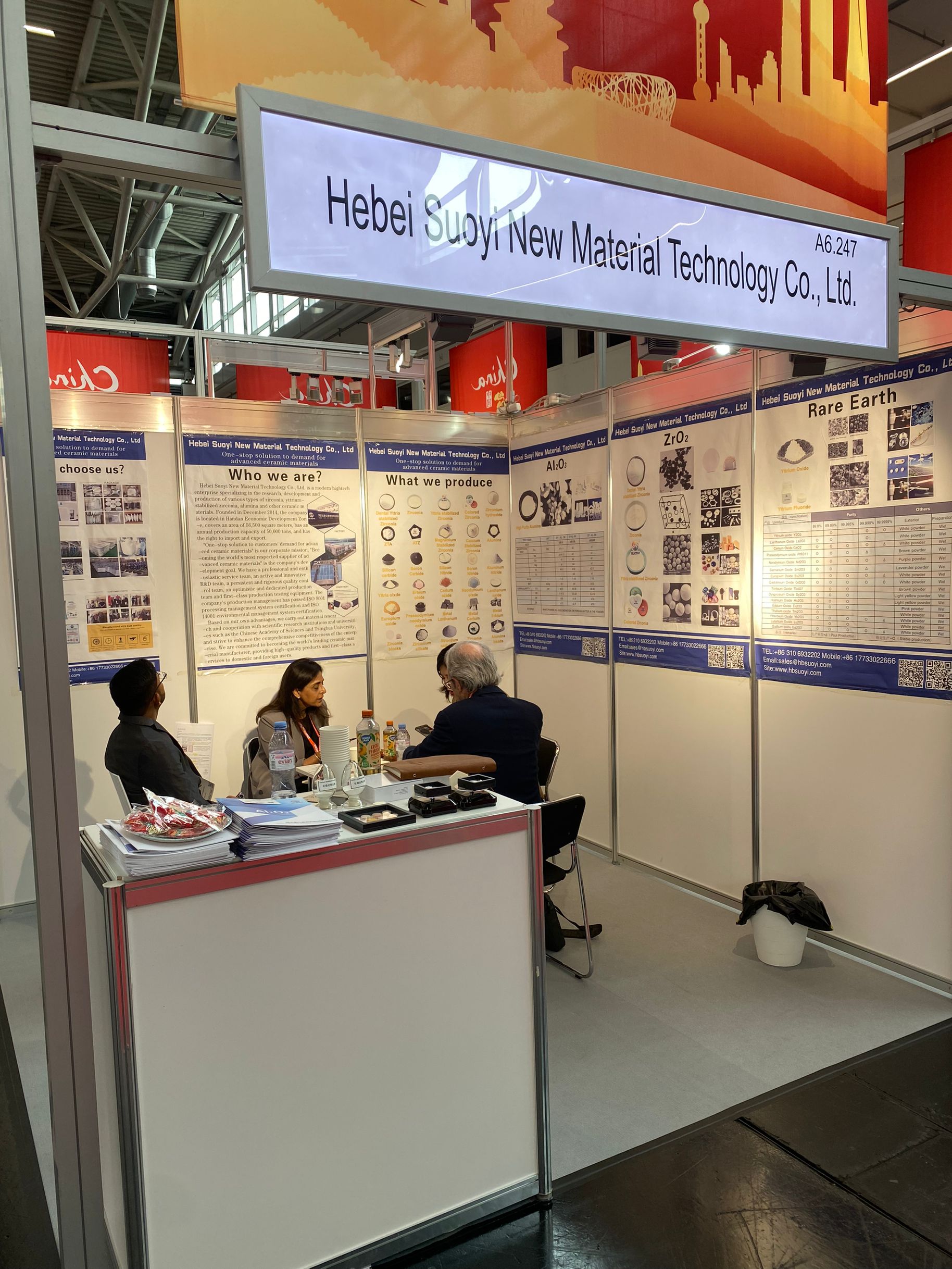 Hebei Suoyi New Material Technology Co., Ltd. Participate in exhibitions ceramitec 2024